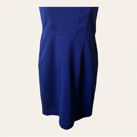 1587. FOREVER 21 STRAPLESS DRESS ROYAL BLUEIN COLOR SIZE XSMALL BODYCON STYLE - Picture 4 of 8